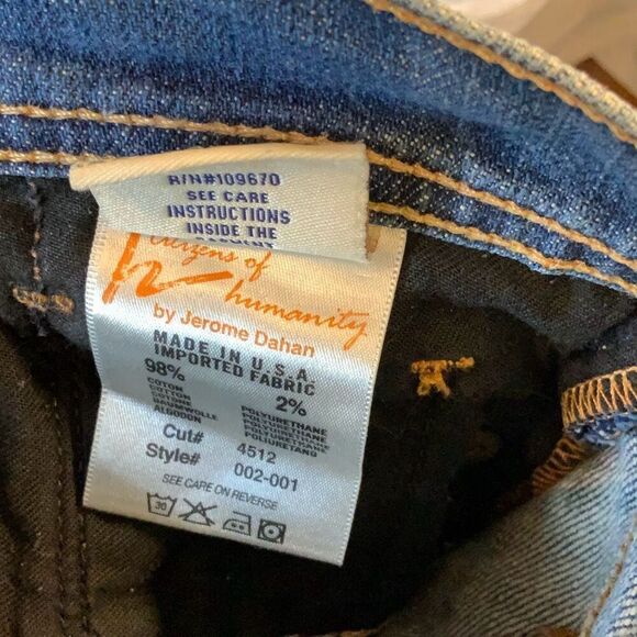 Citizens of Humanity Women Stretch Jeans Ingrid #002 Low Waist Flair size 30 - Picture 10 of 11